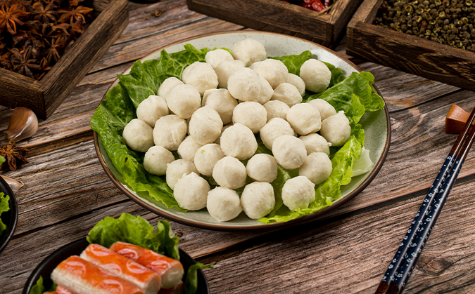 蟹味棒、魚(yú)丸等